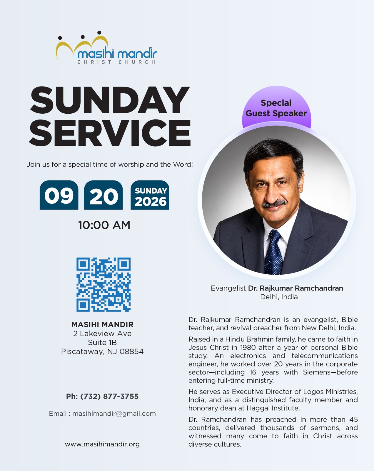 Sunday Workship flyer